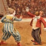 2025_07_02 peinture duo clowns en piste avec bilboquet