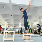 2025_08_21 élèves école Wuqiao rola bola et monocycles_Mu Yu Xinhua News