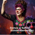 2026_09_28 simili Frida Calo clowne_capture vidéo animation ia Fest inter Payasas de Navarra